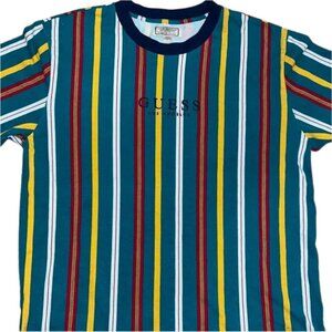 GUESS originals Mens Colorful Striped Tee 2016